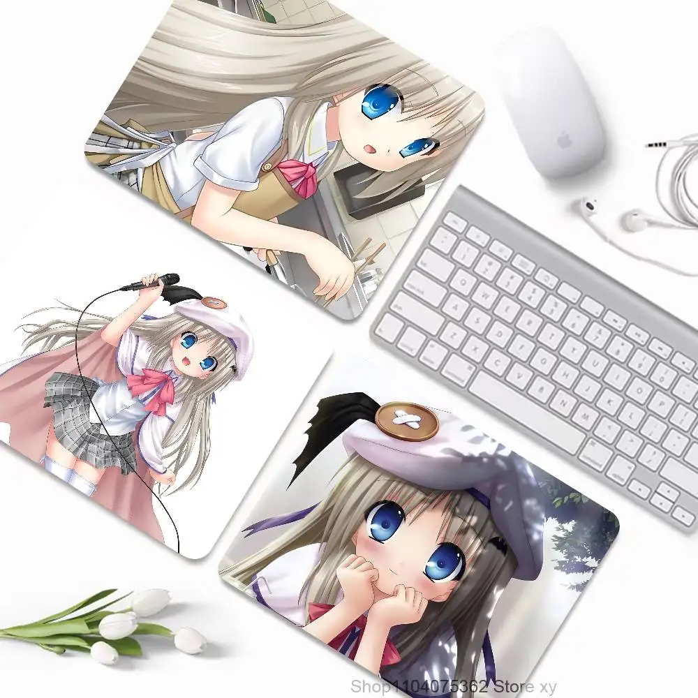 Game Kud Wafter Mousepad Small LockEdge Mouse Pad For Gamers Computer Desk Pad Rectangular Anti-slip Rubber