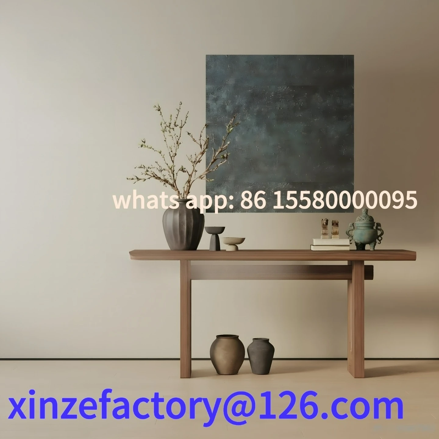 

Customizable Song's Aesthetics Entrance Table Gallery Aisle Decoration Case