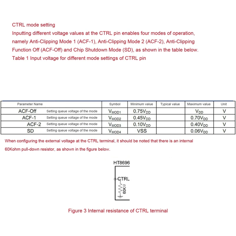 Плата дифференциального усилителя мощности 2X10W, цифровой усилитель мощности класса D, HT8697, 3,6-8,5 в, дифференциальный вход