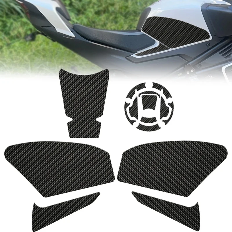 Motorcycle Tank Pad Protector, Waterproof Sticker, Gas Tank Traccion Pad, Side Calcomanite For CFMOTO 450NK NK 450 2023