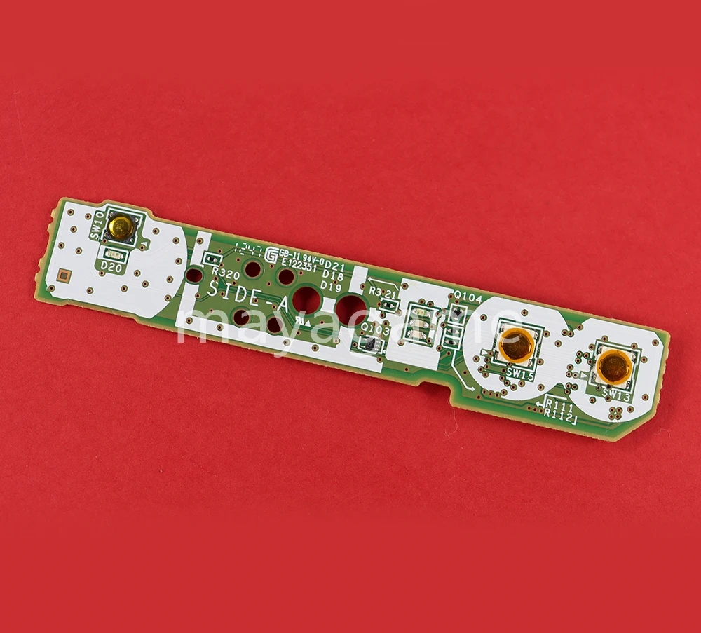 20 قطعة اللوحة الأم لمفتاح الطاقة البديل مع كابل مرن لملحقات نينتندو وي يو الوسادة إصلاح أجزاء وحدة التحكم في الألعاب