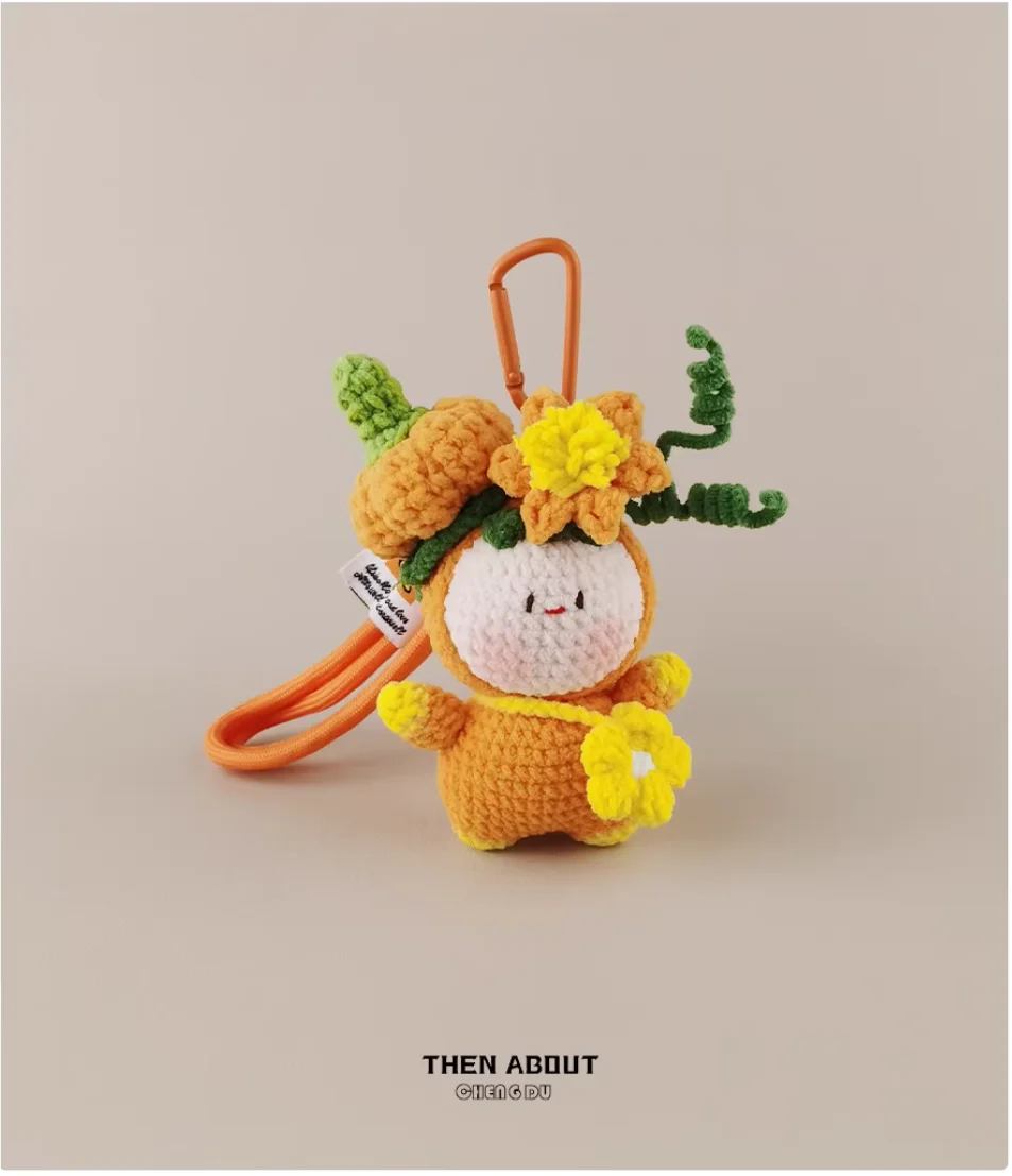 

Супер красивая милая кукла-тыква, сумка для пельменей, кулон, брелок, подарок.