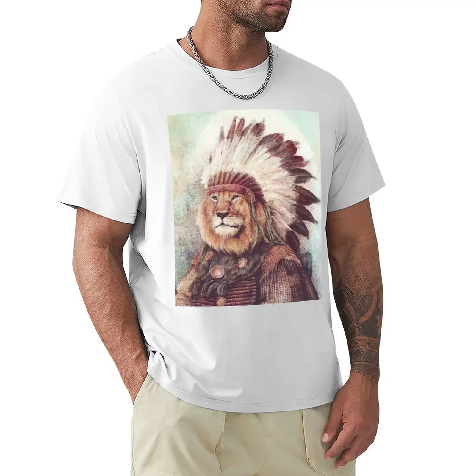 Chief T-Shirt summer clothes Aesthetic clothing plus sizes mens graphic t-shirts funny