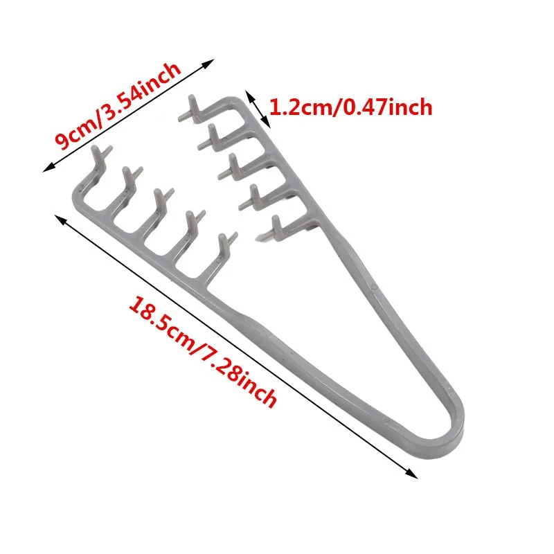 مشط تصفيف الشعر ذو الأسنان الواسعة، أدوات تجعيد الشعر، نسيج رقيق للرجال، مثالي لجميع أنواع الشعر، أدوات تصفيف الشعر-1/2 قطعة #4