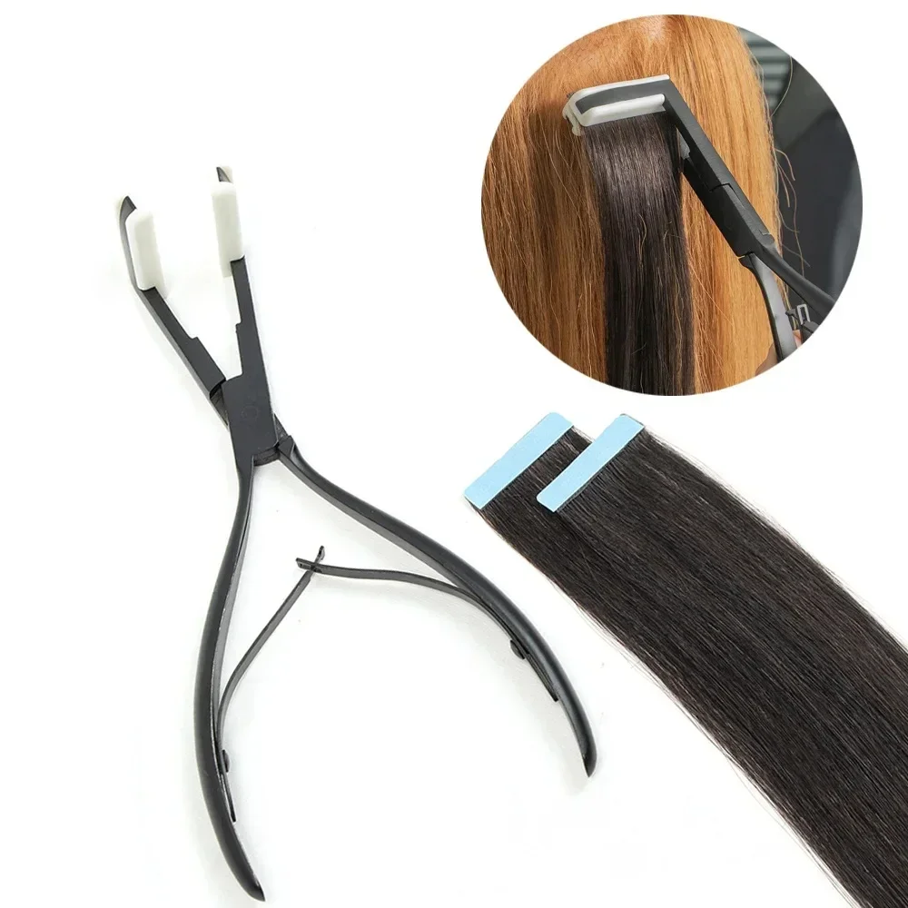 

Wholesale Tape Extensions Press Plier Stainless Steel Multi-Functional Hair Tools Ergonomic Design 4.5cm Deck Shape
