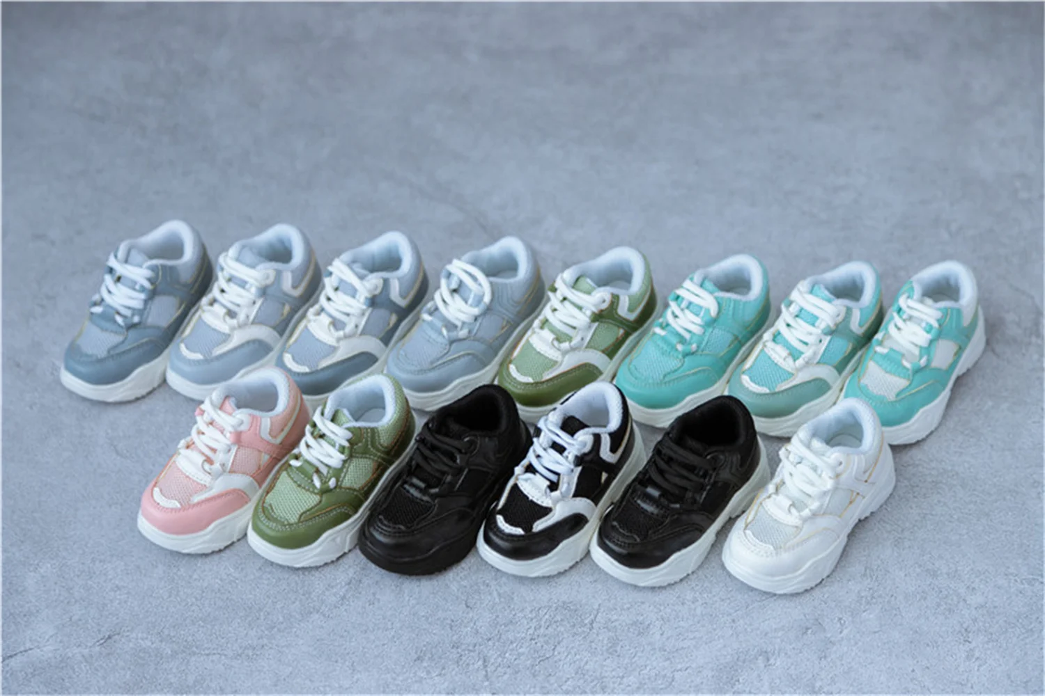 BJD Shoes Suitable for 1/3& 1/4&1/6&uncle&ID75 size doll casual shoes multi-color mesh surface sports shoes bjd doll accessories