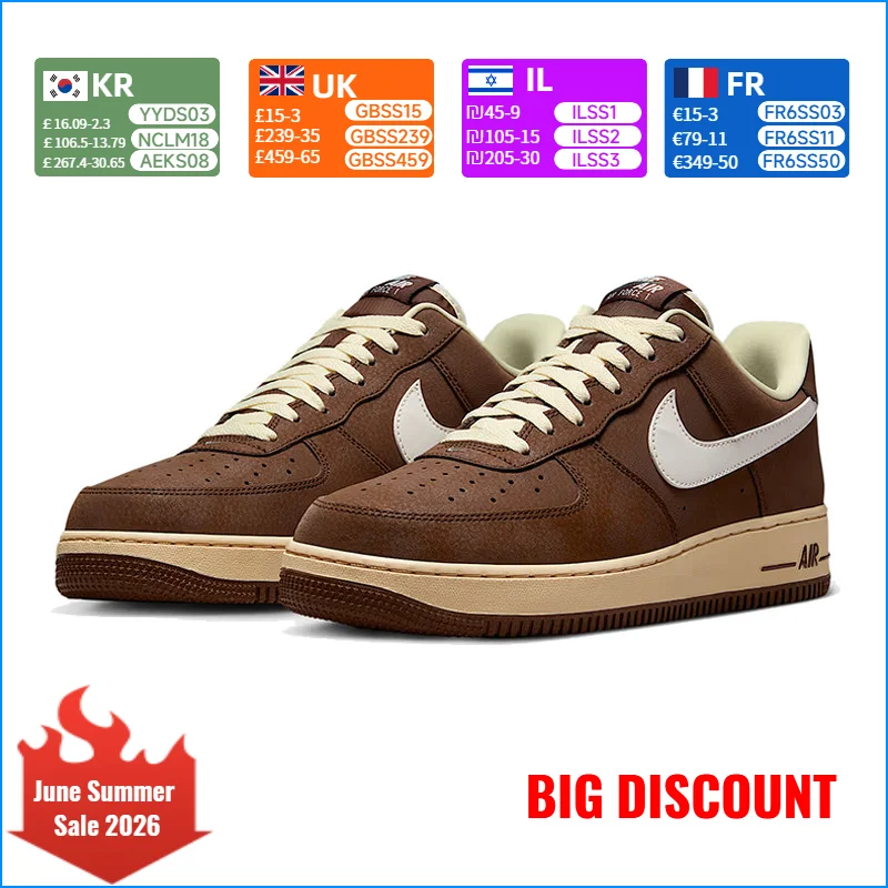 Nike Air Force 1 '07 Sneakers Anti-Slip, Wear-Resistant Classic Fashion Casual Skate Shoes FZ3592-259