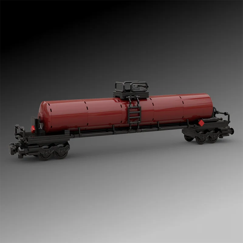 

Набор для сборки мини-поезда MOC: простой поезд-цистерна, образовательный конструктор, развивающая игрушка для детей, креативный подарок