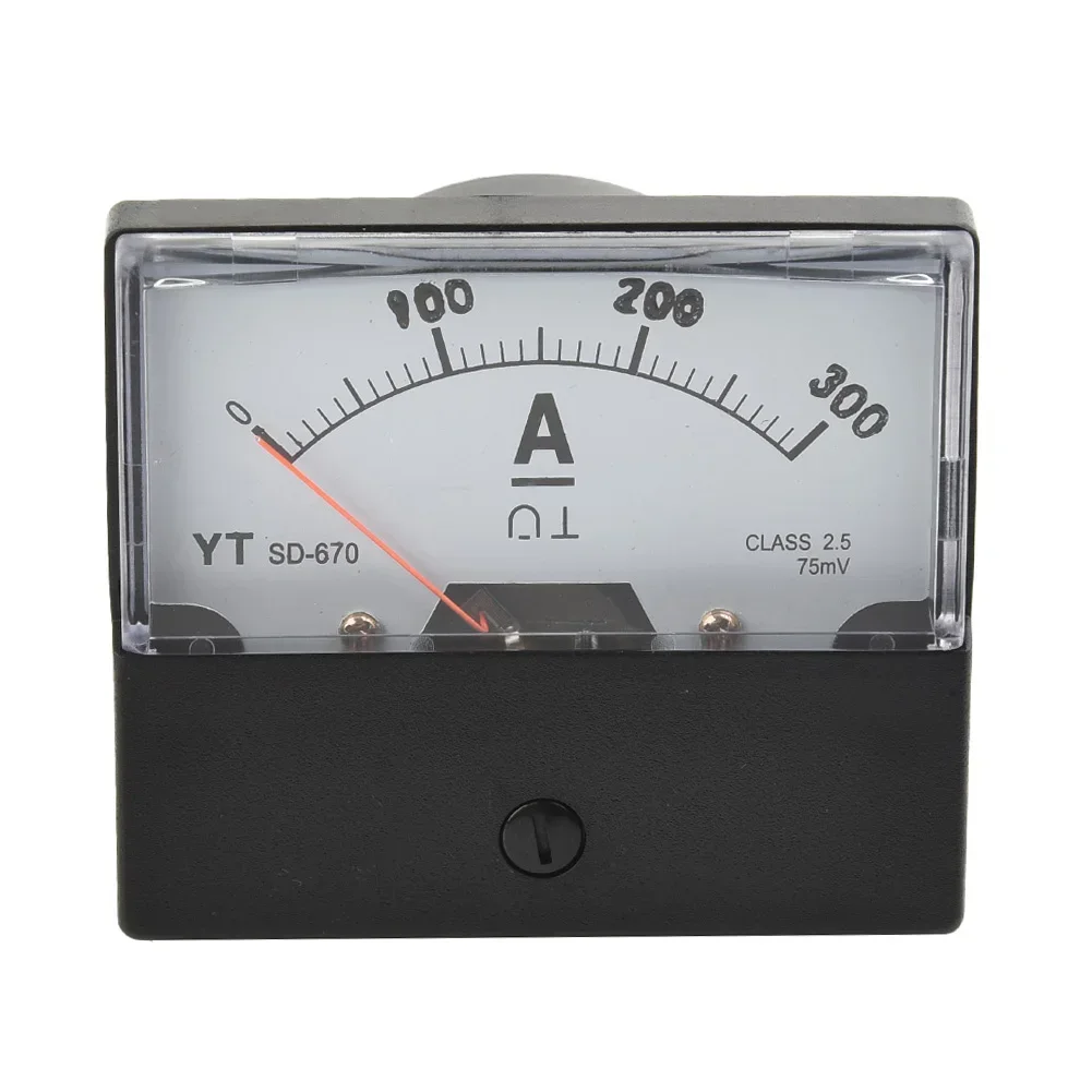 Amp Meter Ammeter Plastic 2.75 X 2.36 X 0.98 Inch Ampere Class 2.0 DC 0-200A/300A/75mV DH-670 Shunt High Quality