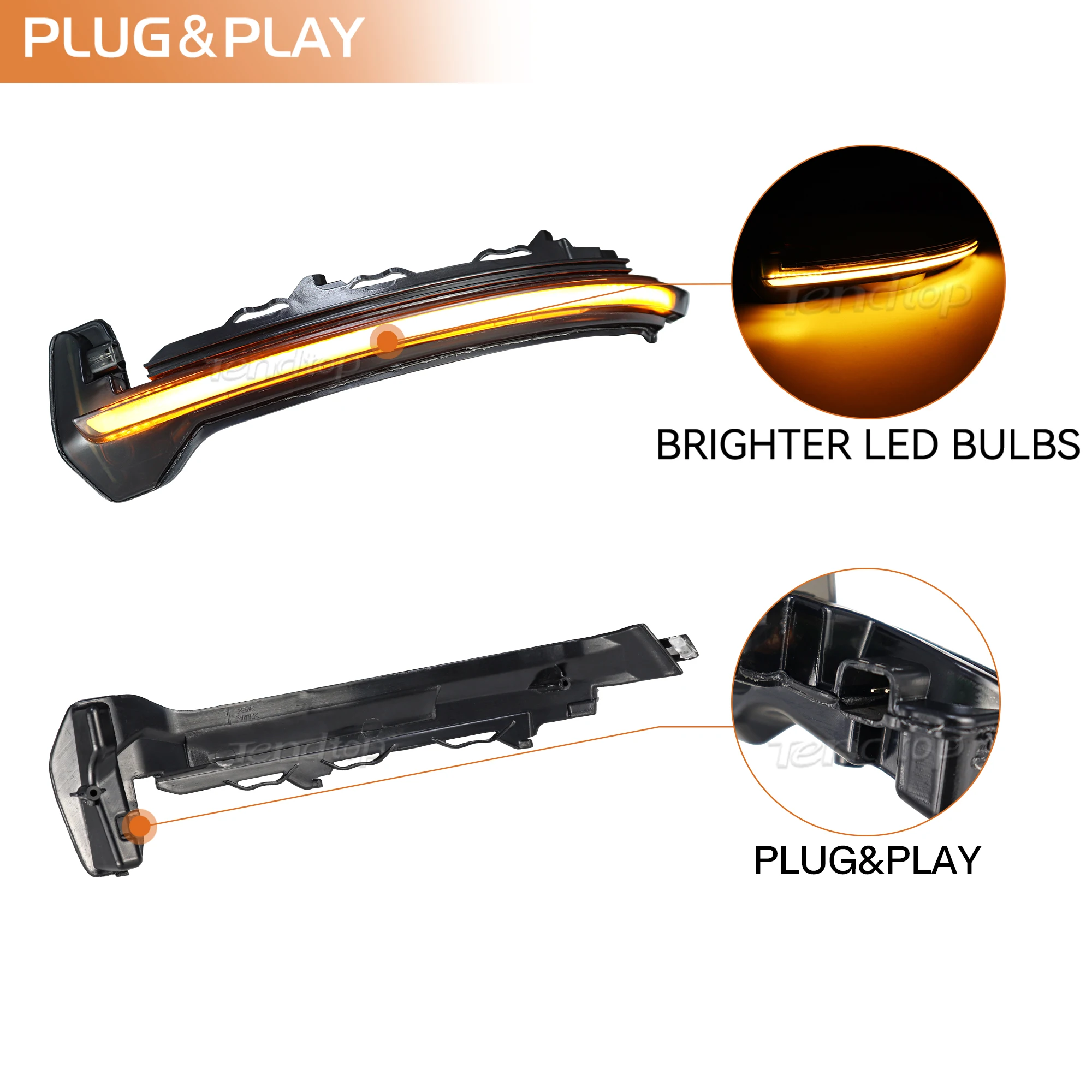 For Audi TT TTS TTRS MK3 8S 2015-2020 R8 LED Dynamic Turn Signal Light Side Mirror Indicator Blinker Car Accessories view 4