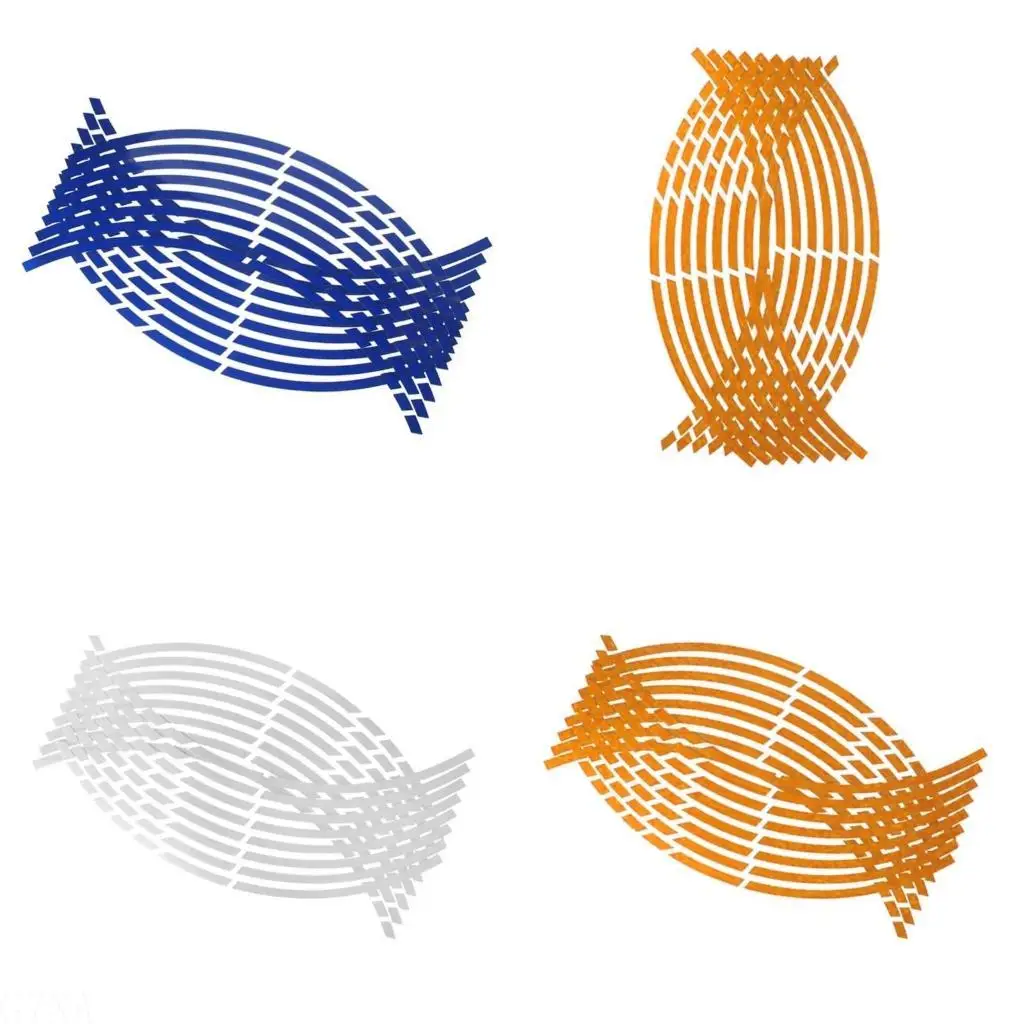 

1 шт., наклейка на обод колеса, колеса мотоцикла, велосипед, ночная защитная полоса, 17-18 дюймов, светоотражающие наклейки на обод, универсальная лента на обод