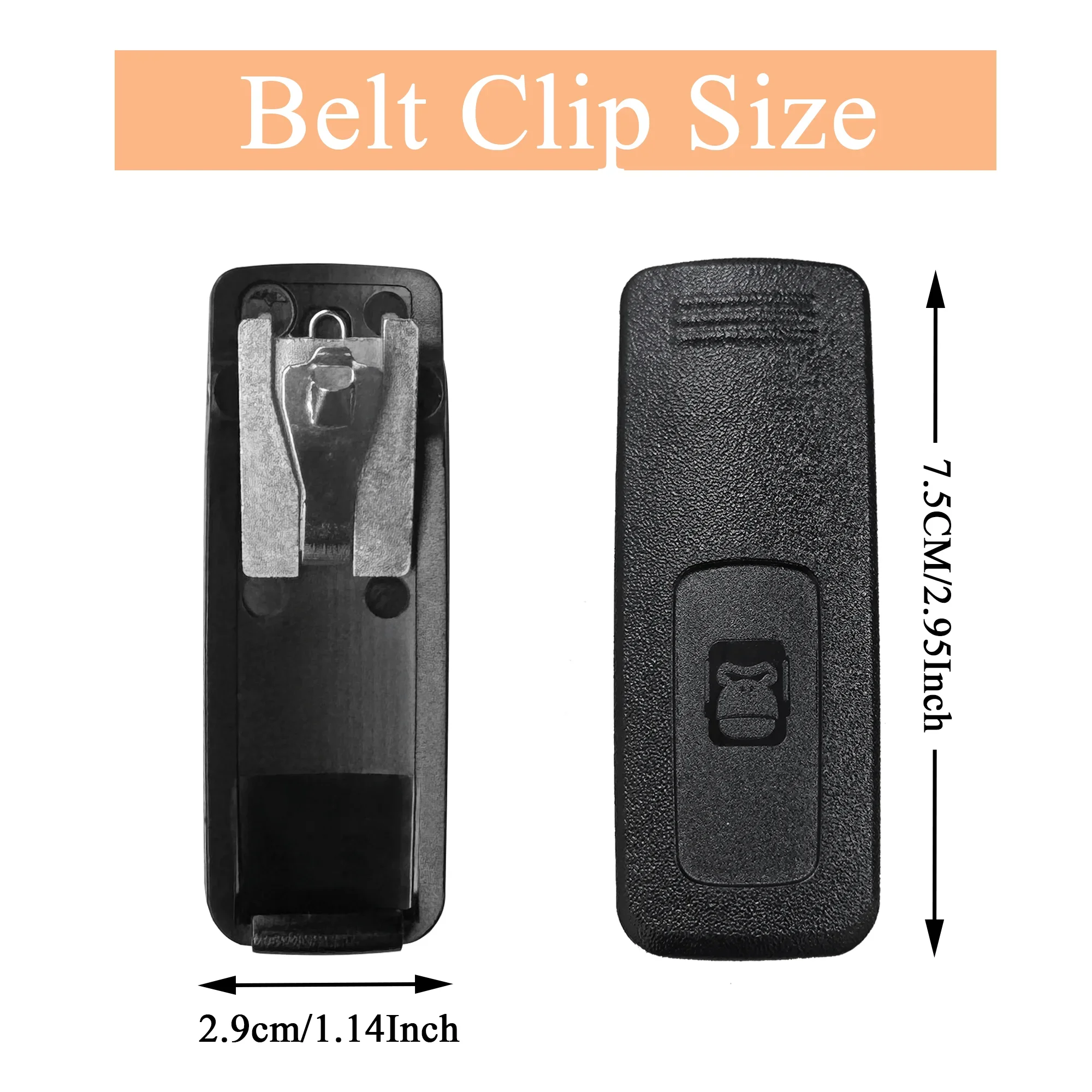 Quansheng tk11 8 walkie talkie cinto clipe tk11 5 clipe traseiro braçadeira substituição durável original tk11 acessórios de rádio 1/2/5/10 pçs