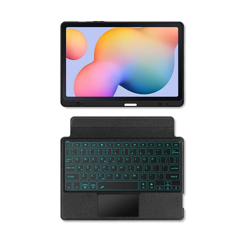 Magic Keyboard Case For Samsung Galaxy Tab S6 Lite 10.4 inch 2020/22/24 SM-P610/P620/P613 Detachable Book Cover Backlit Trackpad - view 5
