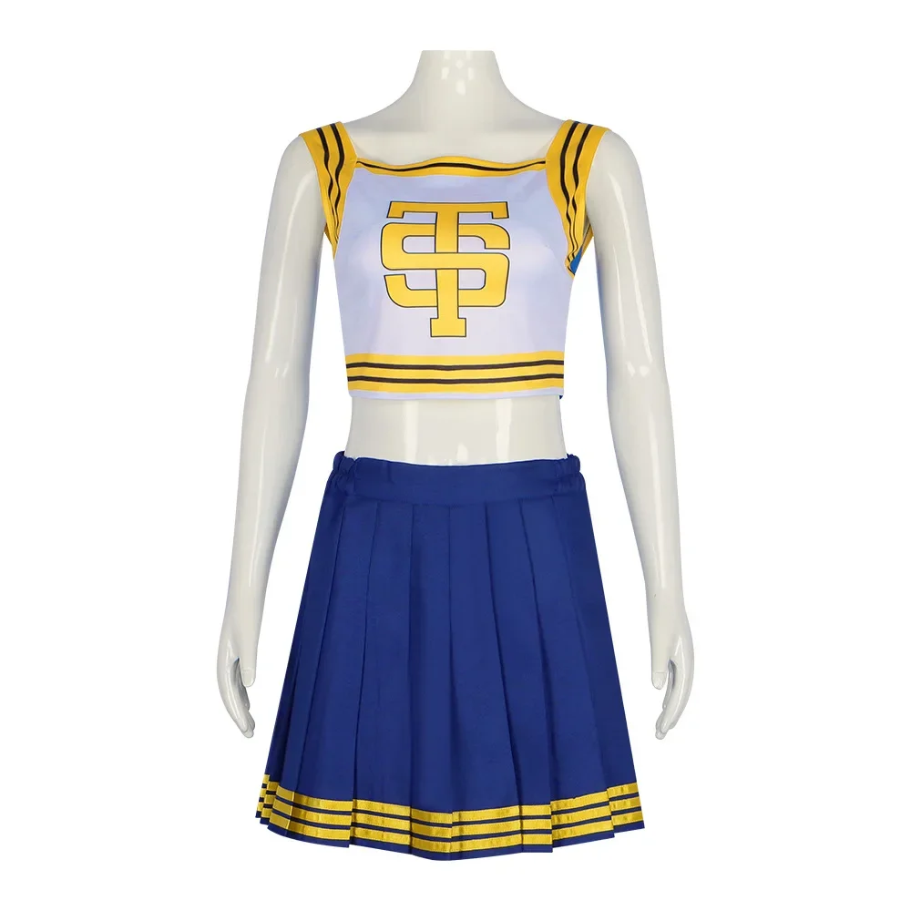 Taylor Alison Swift Cheerleading Cosplay Costume Hip Hop Street Dance Clothes Sportswear Summer Women Halter Top Skirt Suit