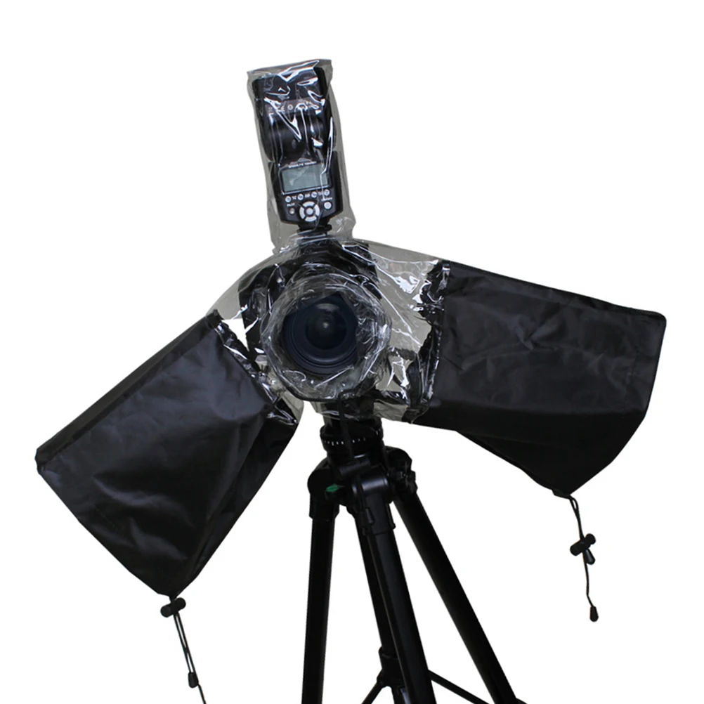 

Camera Rain Cover Raincoat Protective Arm Protector Flashing Drawstring Lens