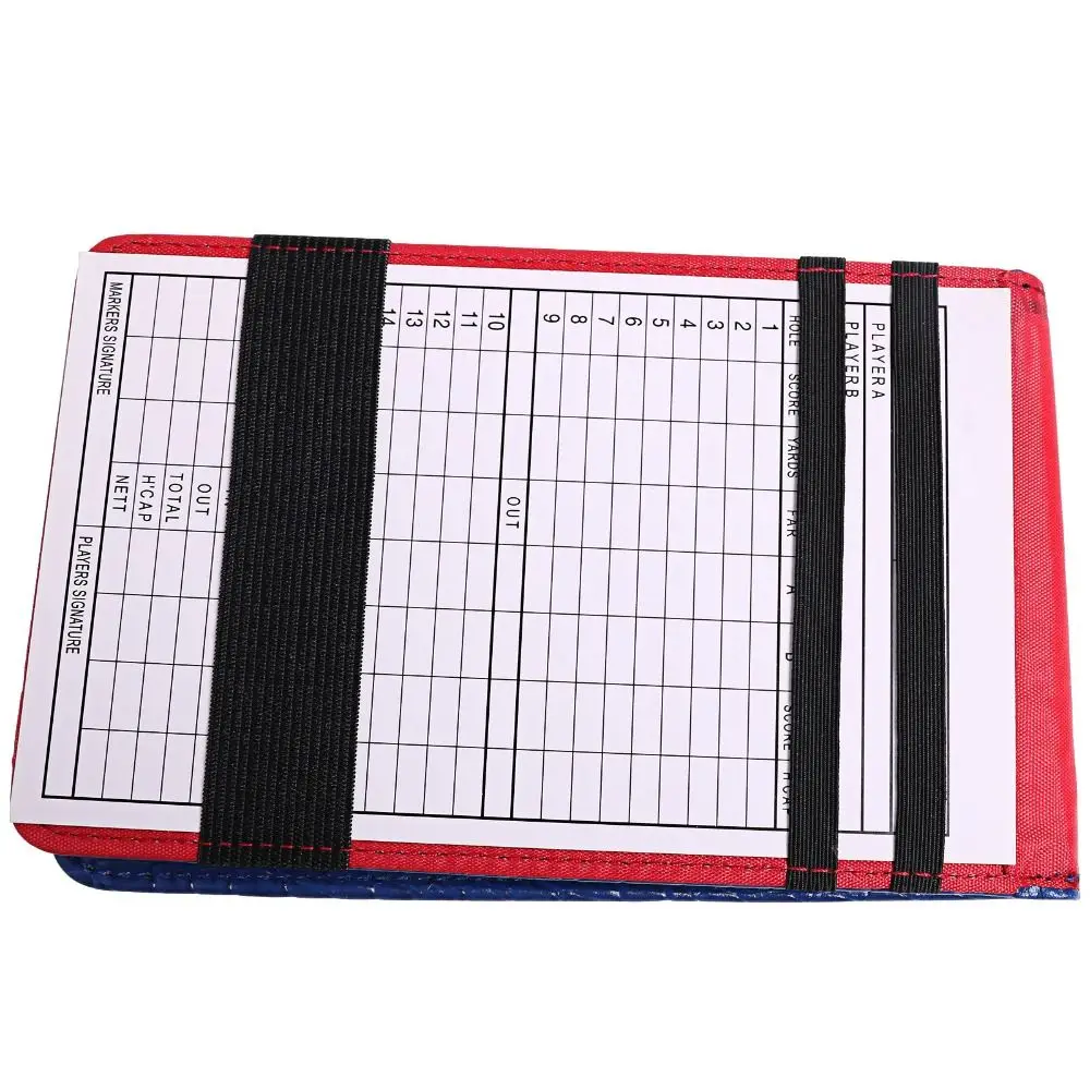 PU Leder Golf Score Buch Mit Bleistift Langlebig Score Notebook Mit Score Karte Tragbare Golf Zubehör Golf Training