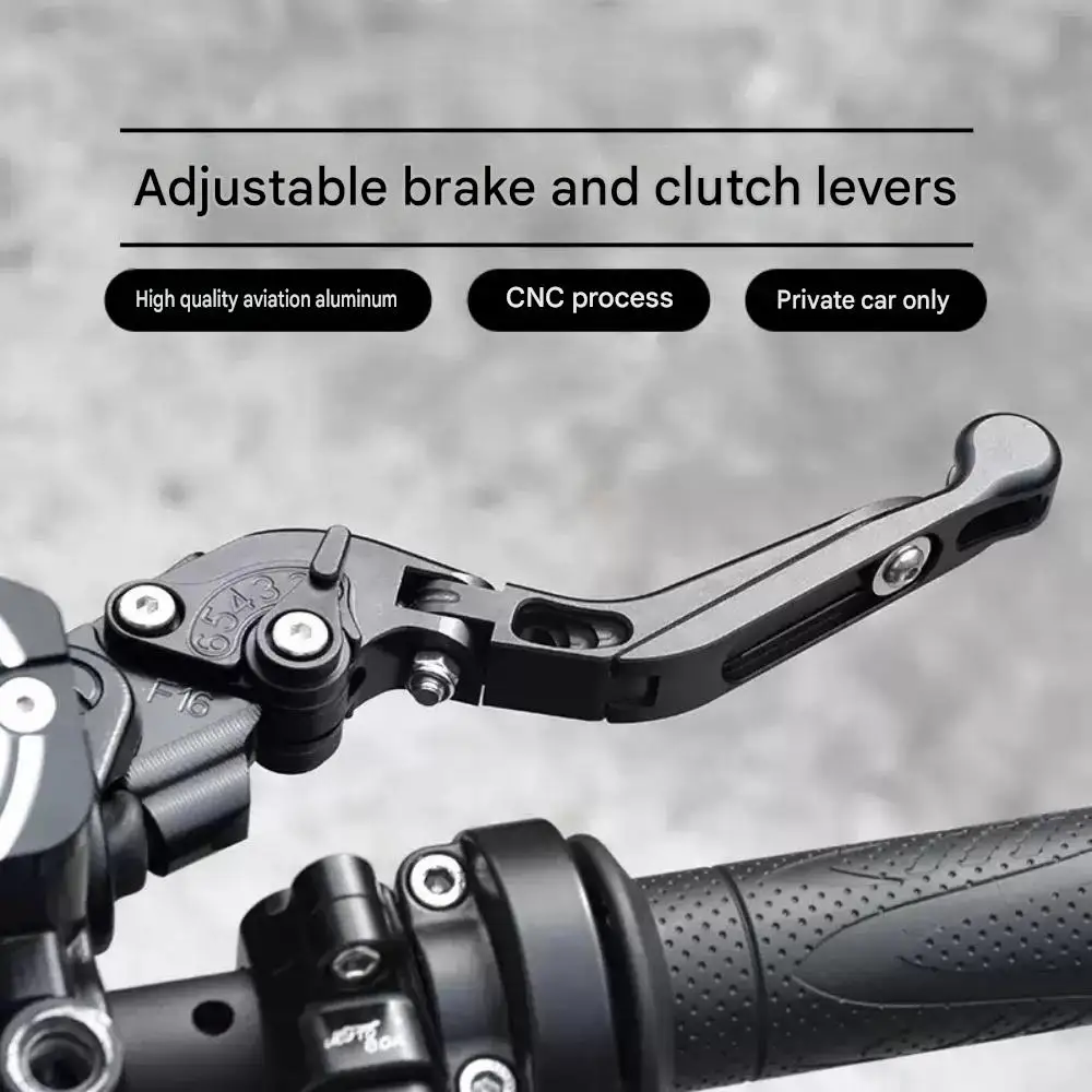 Compatible with QJMOTOR SRV 300 350, Haojue TR300, VOGE CU525 CU250 adjustable brake lever clutch parts
