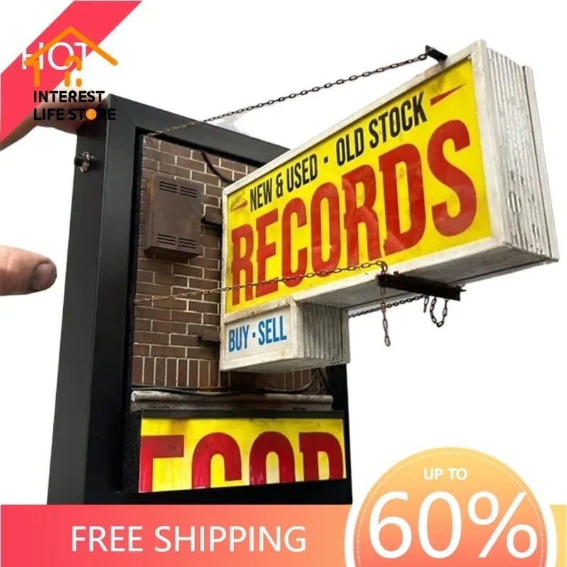 

New Retro Wall Light LED Wall Sconce for Record Store Exquisite Elegant Recording Player Lighting for Bedroom Wall Decoration