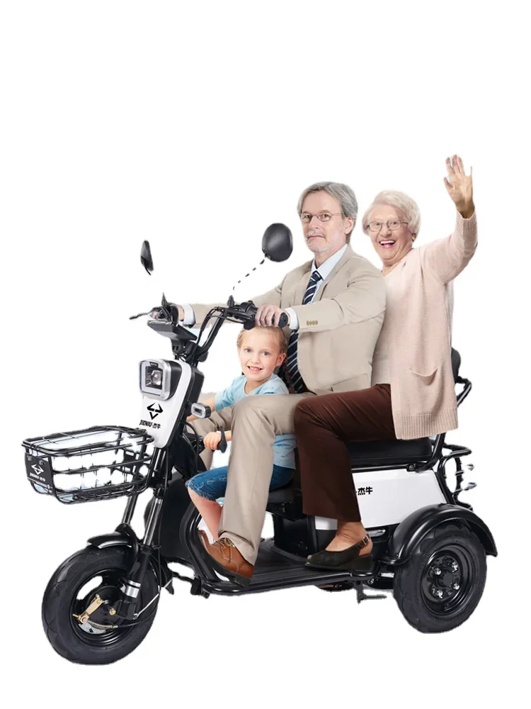 ZL Electric Tricycle Small Elderly Scooter Pick-up Children Elderly Battery Car