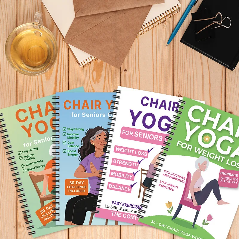 2026 Hot Selling New Product Chair YOGA FOR Weight Loss Elderly Chair Weight Loss YOGA Coil Notebook