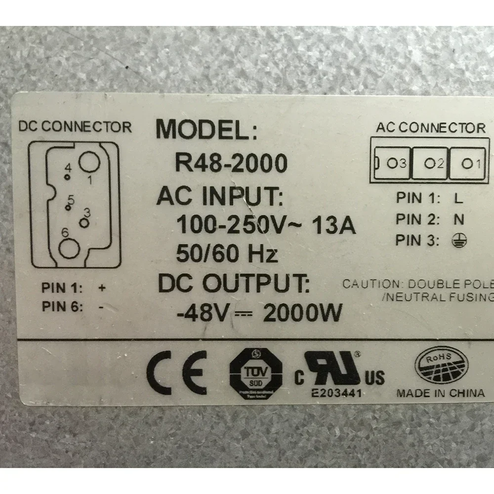 R48-2000 For EMERSON Communication Power Supply 48V 2000W Perfect Test