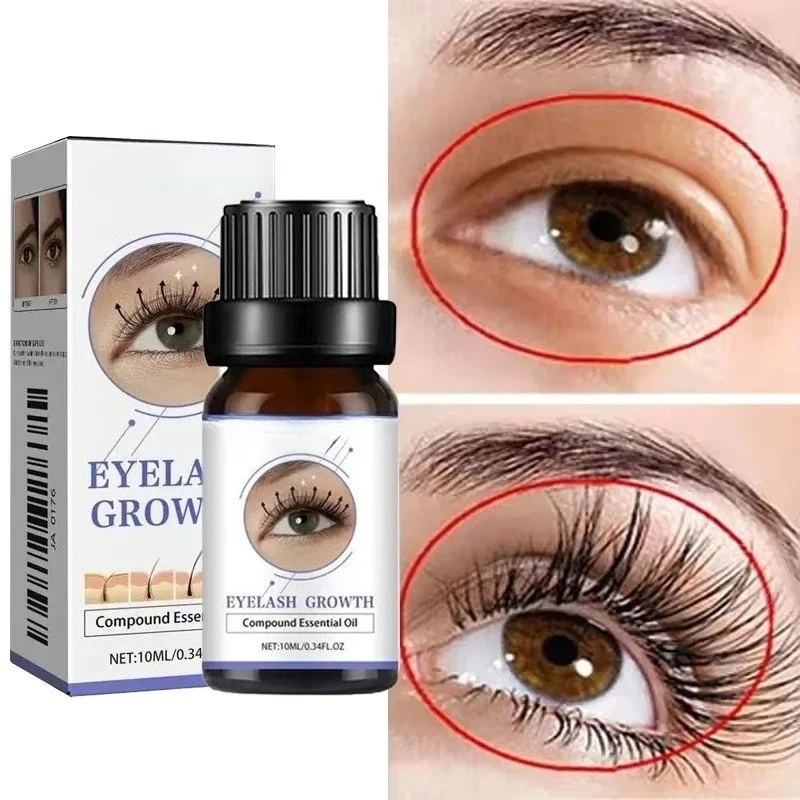 Fast Eyelash Growth Serum Natural Eyelashes Enhancer Longer Thicker Eyebrows Lift Essence Fuller Lashes Eye Care Korean Cosmetic
