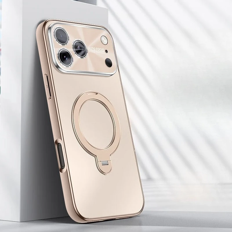 

Противоударный практичный чехол-подставка 360° с магнитным креплением для iPhone 17 Pro Max 16 Plus 15 14, класса люкс