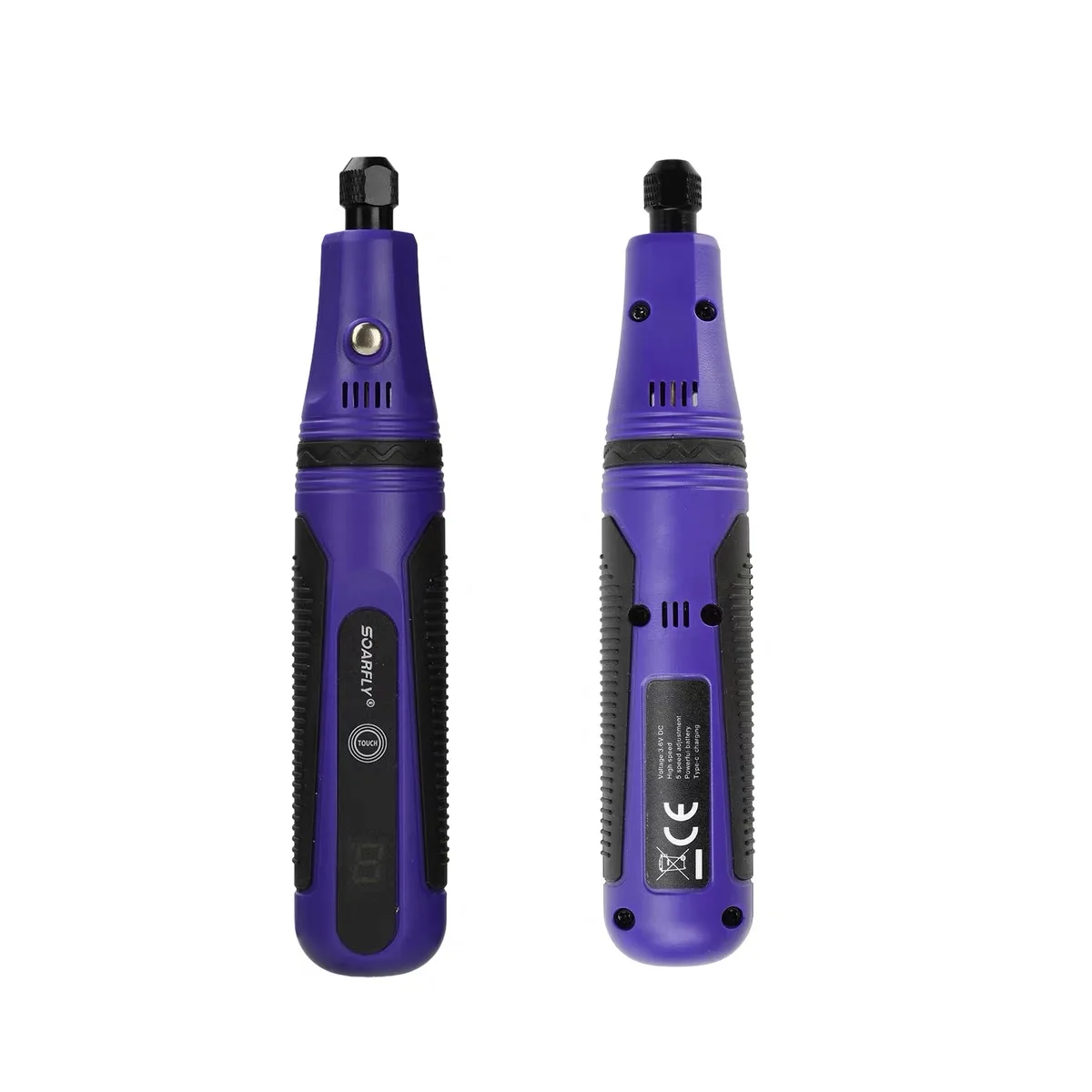 DC lithium charging electric grinding carving pen with digital display and 5-speed speed regulation polishing and carving tool
