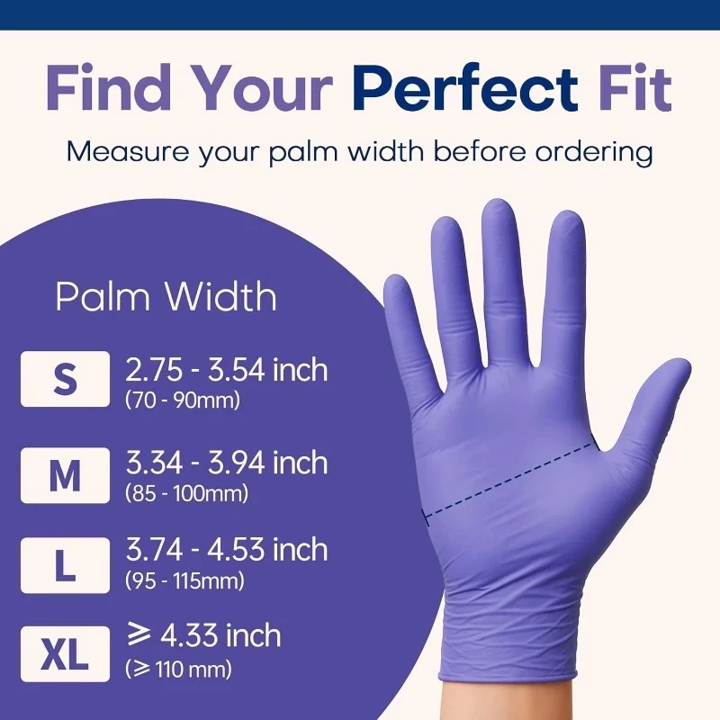Sarung Tangan Nitril Ungu Lemb - Exam Glove Nitrile ulasan dan harga