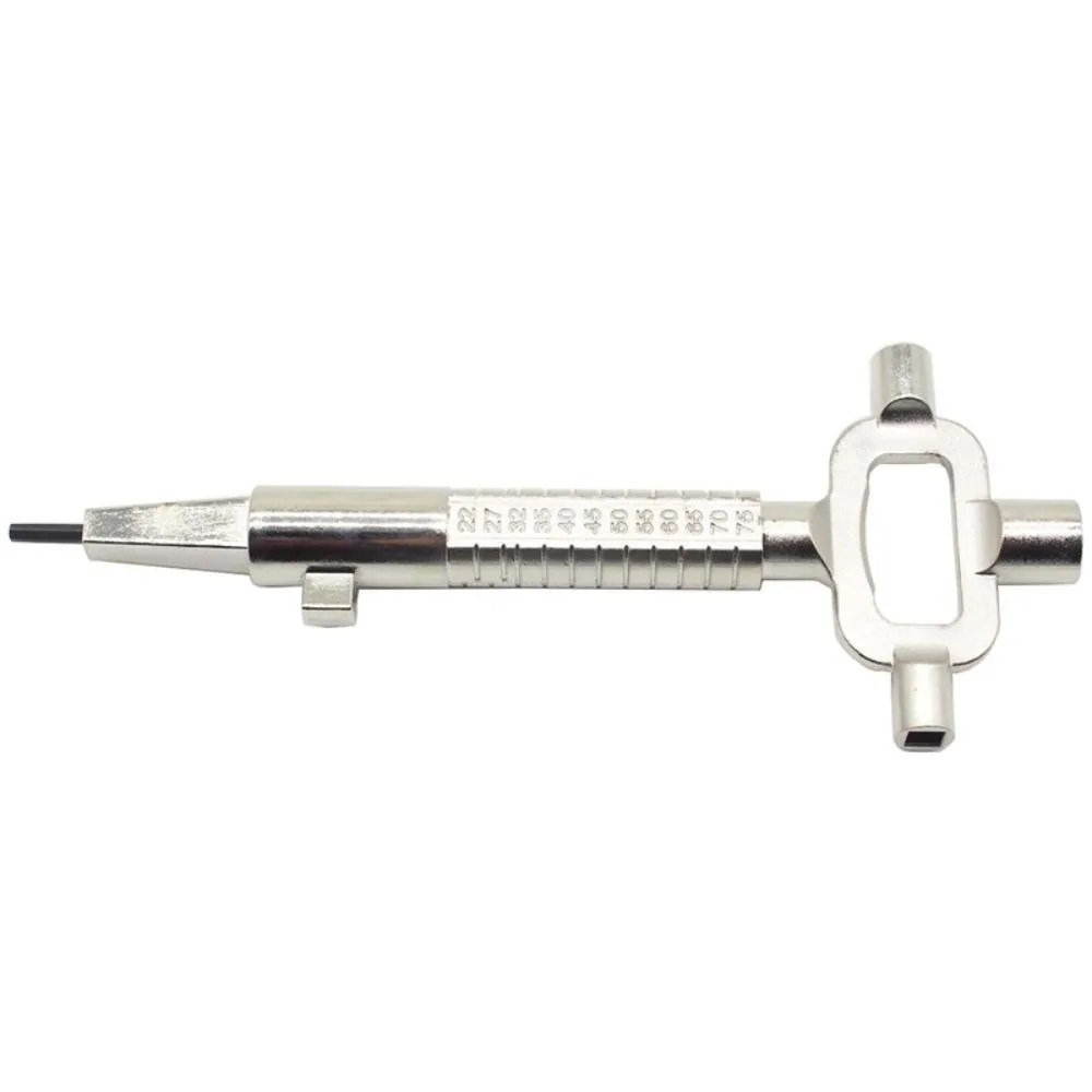 Lock Body Installation Lock Core Wrench Maintenance Spindle Turner Removal Lock Cylinder Gauge Durable Sliver