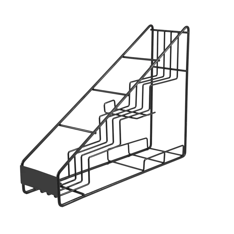 

4 Bottle Wire Diplay Rack/Monin Syrup Rack Coffee Storage Rack Multifunction Milk Tea Cup Rack Display