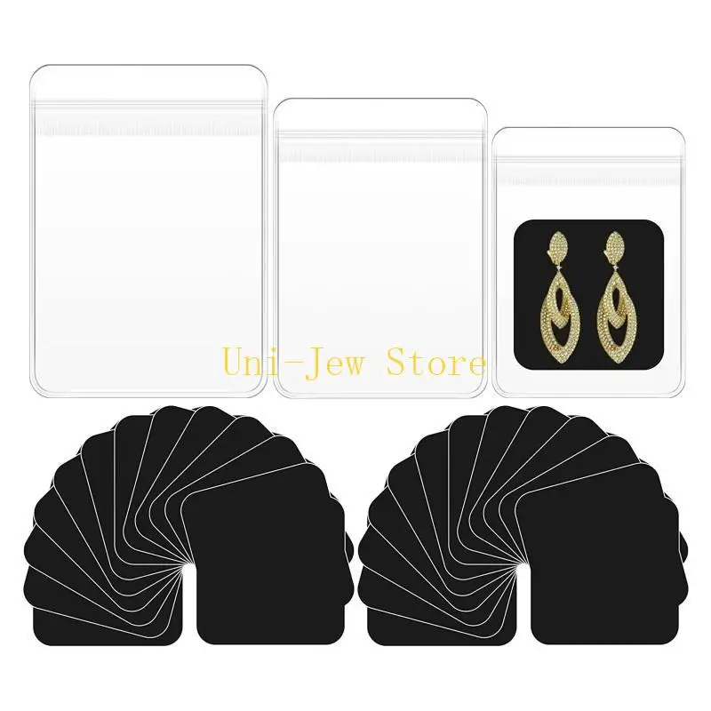 

40GB 120Pcs PVC Bag Thicken Clear Travel Jewelry Seal Packaging Bag