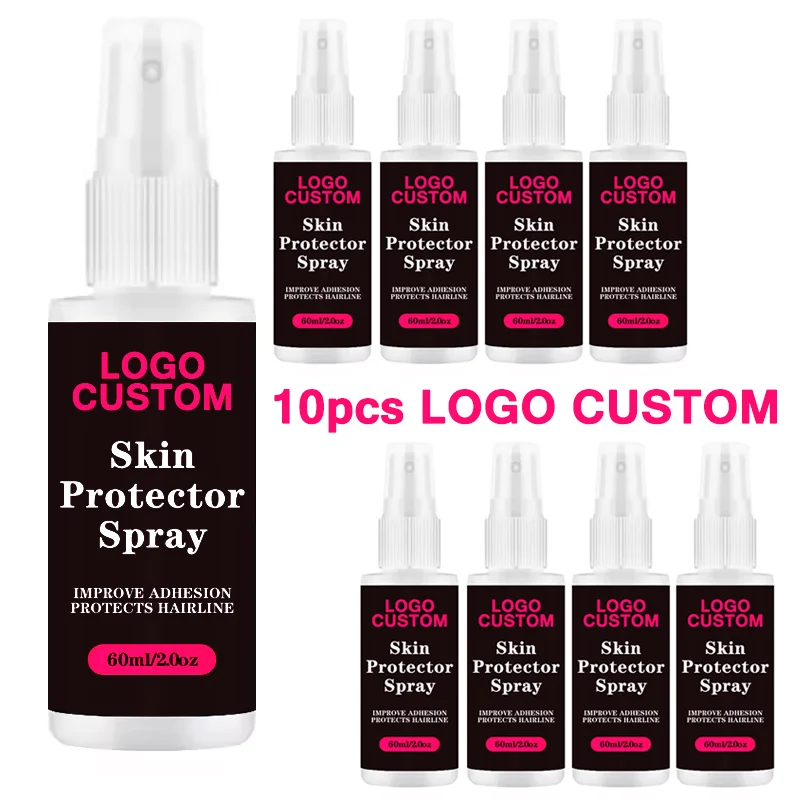 10 قطع من واقي البشرة مخصصة للشعار - 2 أونصة سائلة/60 مل تركيبة محسنة لمنع تهيج حماية فروة الرأس