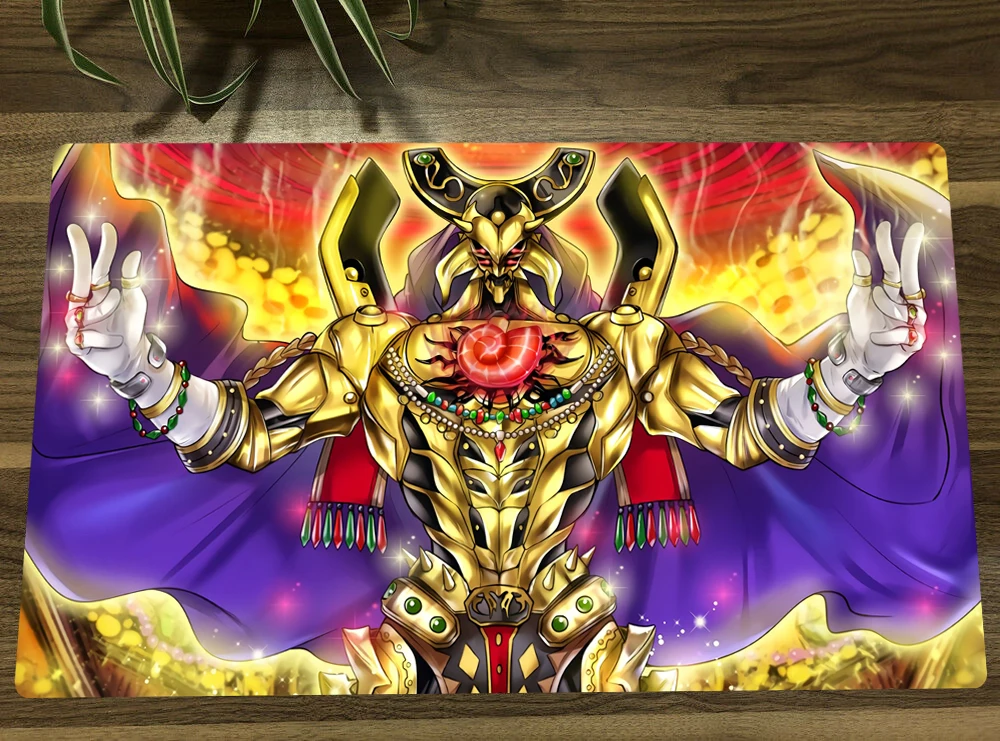 

YuGiOh Eldlich the Golden Lord TCG Mat Trading Card Game Mat CCG Playmat Rubber Mouse Pad Desk Table Gaming Play Mat 60x35cm