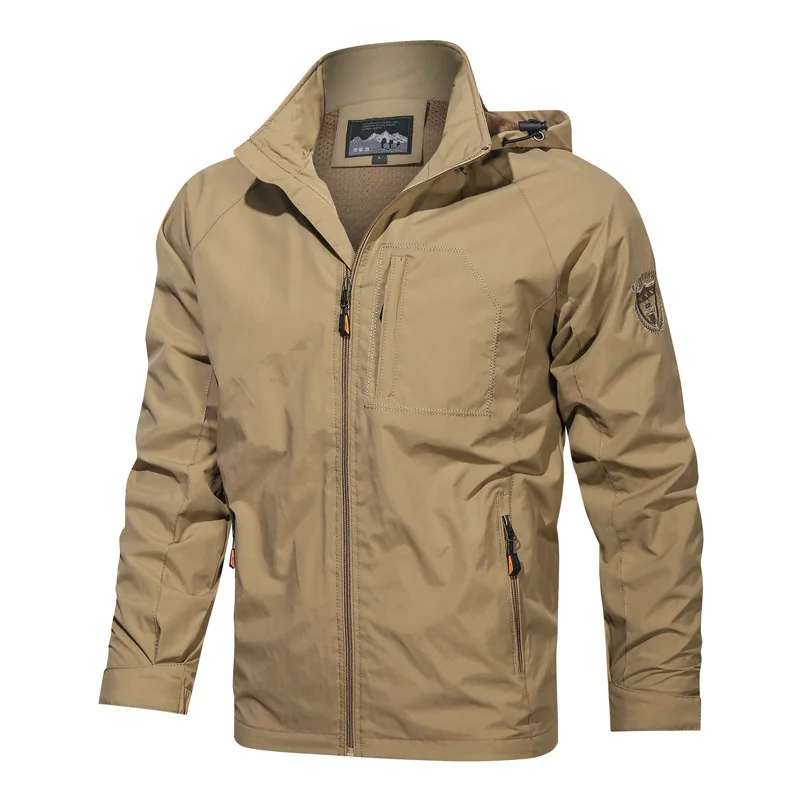 

Autumn Spring Warm Men's Waterproof Military s Coats Men Outerwear Casual Bomber Jacket Hip Hop Pilot Coat
