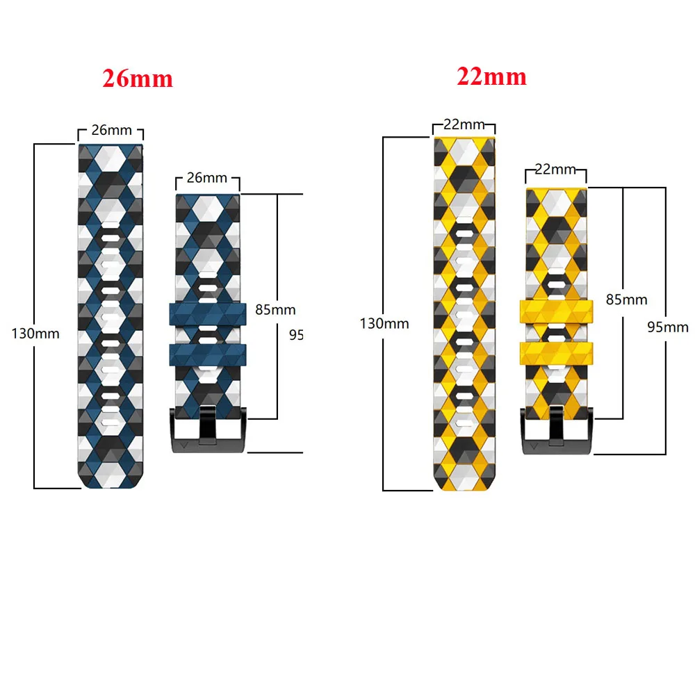 26 22mm Quickfit Watchband Straps For Garmin Fenix 8 7 7X Pro 47 51mm 6 6X 5X Plus Fenix E Enduro 3 Silicone Easyfit Wrist Strap