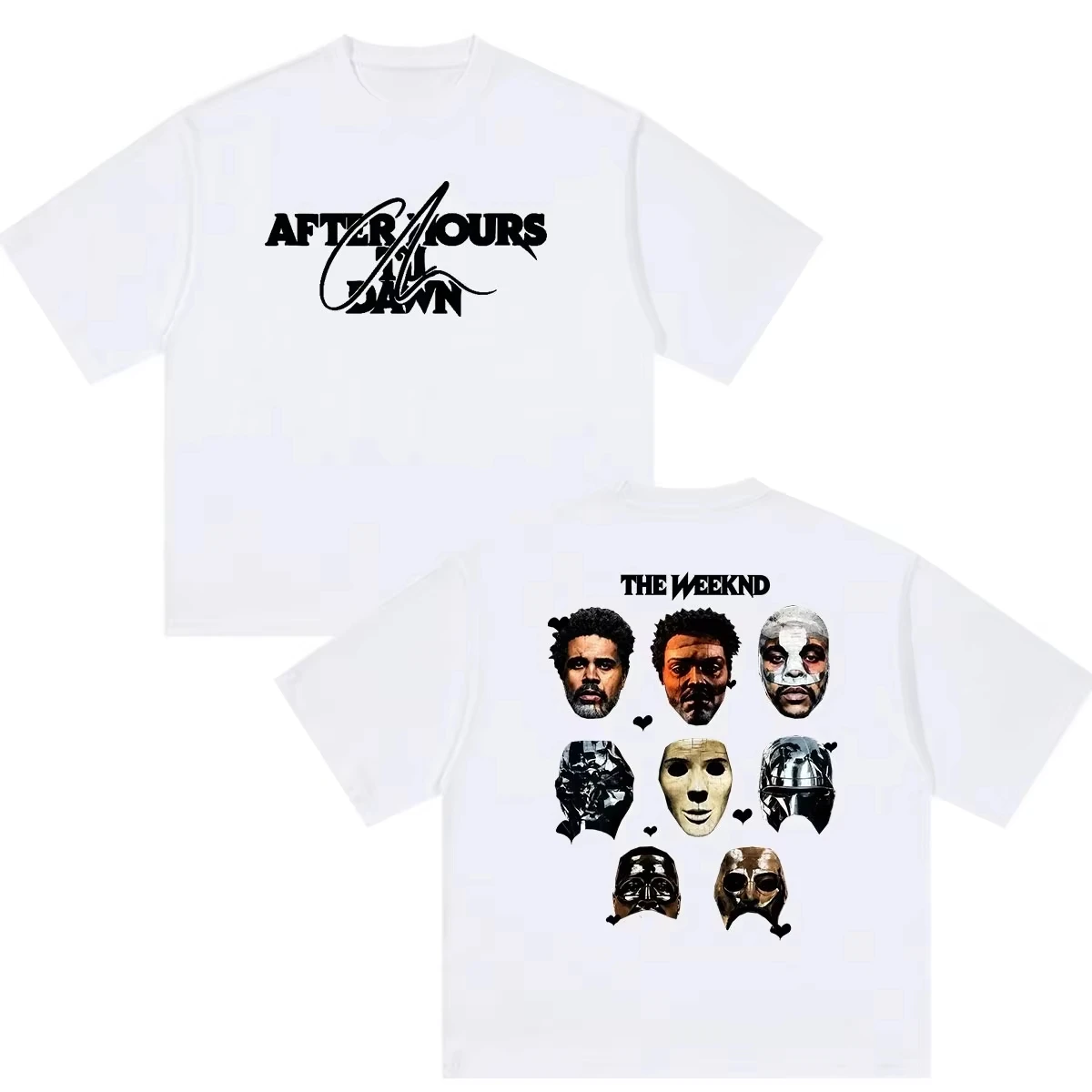 Summer Hot Selling The Weeknd After Hours Til Dawn 2026 Tour Merch, Y2K Unisex Casual Loose Crew Neck Short Sleeve Summer Tops