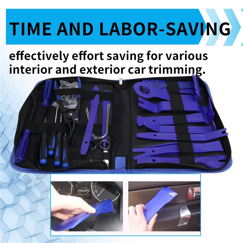 

Auto Interior Disassembly Kit Car Plastic Trim Removal Tool Car Clips Puller DIY Panel Tools For Auto Trim Puller Set