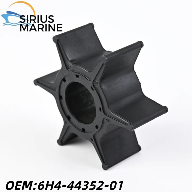 Outboard motor parts For YAMAHA 2 Stroke 25/30/40/50HP Rubber Water Pump Impeller 6H4-44352-01