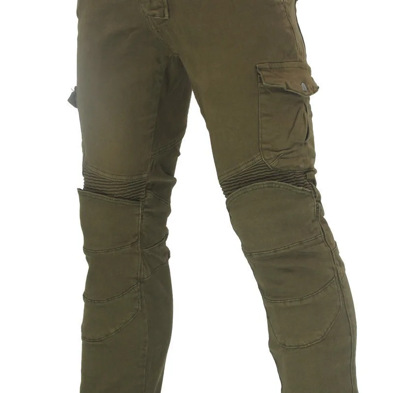Hot selling motorcycle jeans, racing pants, multi pocket workwear riding pants, anti fall off-road motorcycle casual pants