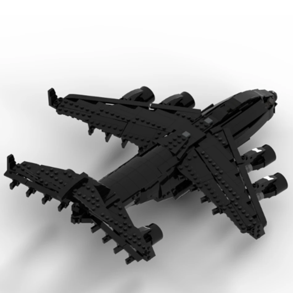 Military Aircraft Series C-17 Globemaster Customized Building Blocks Model MOC Technology Bricks Toys Children's Birthday Gifts
