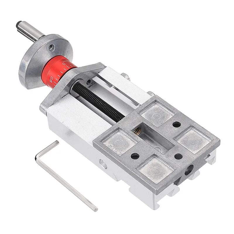 Blocco di scorrimento longitudinale con scorrimento a croce in metallo da 118 mm per mini tornio Alimentazione Asse di sollievo Y/Z Z008M Parte CNC