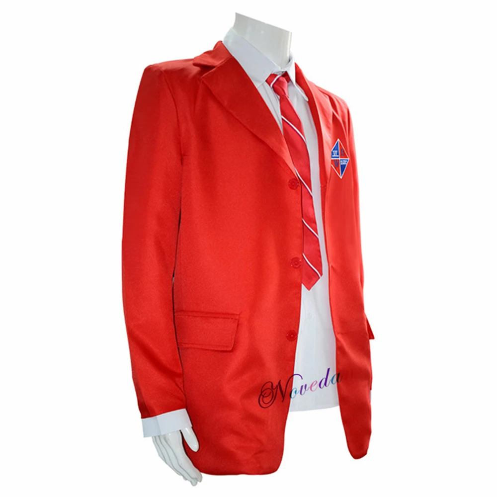 Drama EWS Rebelde School Uniform Cosplay Costume Red Jacket Coat Shirt Skirt Halloween Carnival Party Suit For Women Girls Men