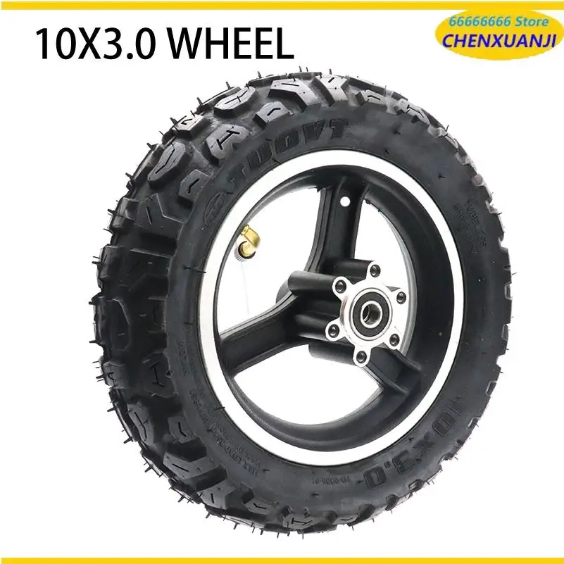 

10X3.0 inner and outer tire wheels are suitable for disc brake wheels with thickened tires on 10 inch scooters