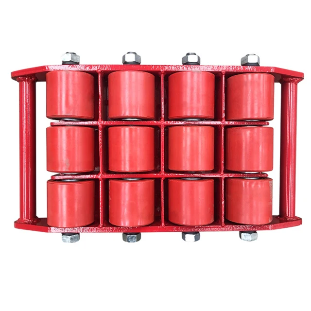Best Selling 4/8/12/16/18/24/32/40tHeavy Duty Construction Transport Roller Trolley/ Moving Skates/handling Tank