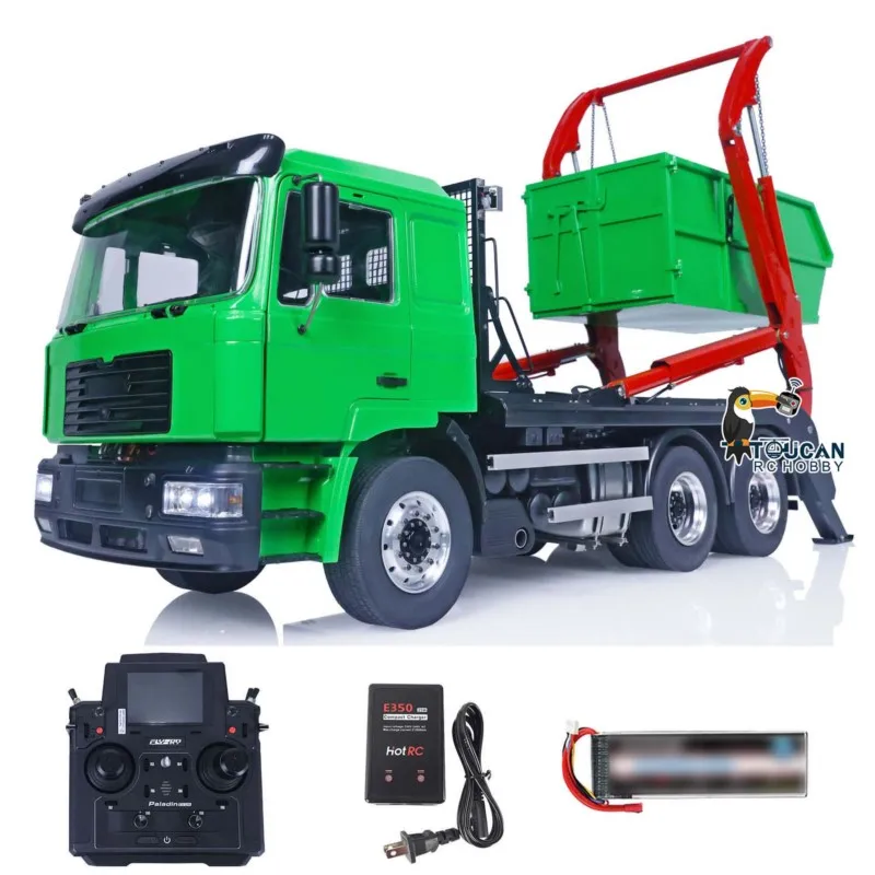 1/14 الهيدروليكية RC تخطي محمل توكان شاحنة مطلية VL18U F2000 سوينغ الذراع تحميل قلابة تجميعها نموذج ث/ 4-way عكس صمام