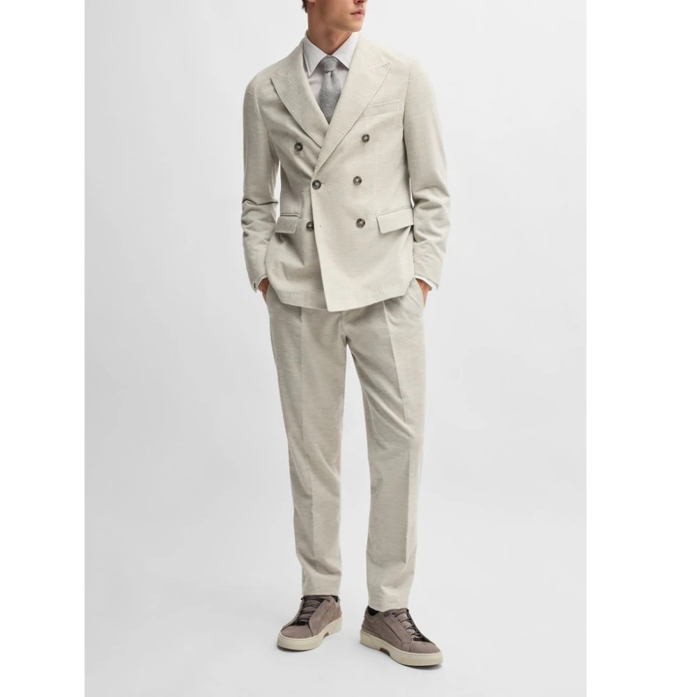 

Casual Beige Double Breasted Men Suit Two Pieces(Jacket+Pants) Outfits Formal Party Prom Wedding Set