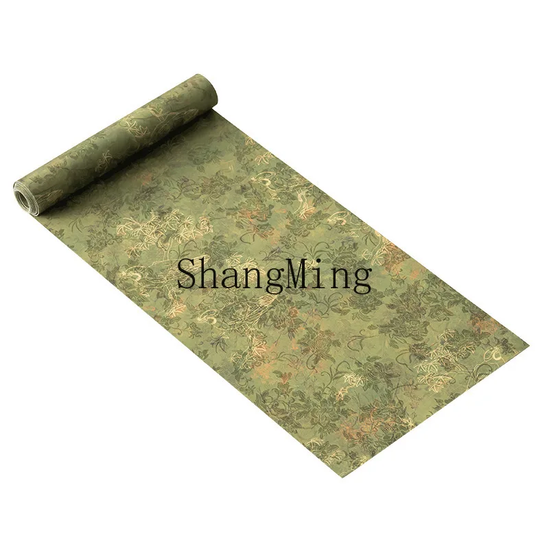 

PYH New Chinese Zen Long Tea Party Waterproof Tea Tablecloth Light Luxury High-end Chinese Style Double-sided Heat Insulation