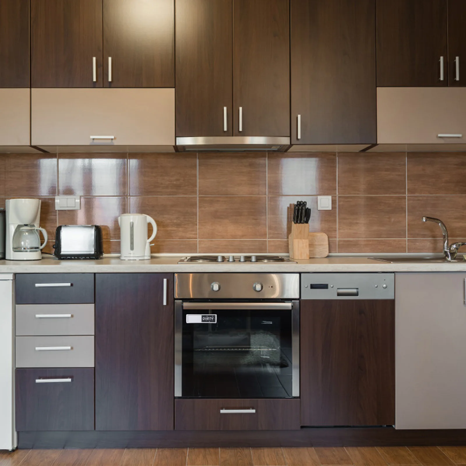 1 قطعة مؤشر مغناطيسي نظيف القذرة لغسالة الصحون الثلاجة غسالة مزدوجة الوجهين الغسيل منظم مطبخ تسجيل #1