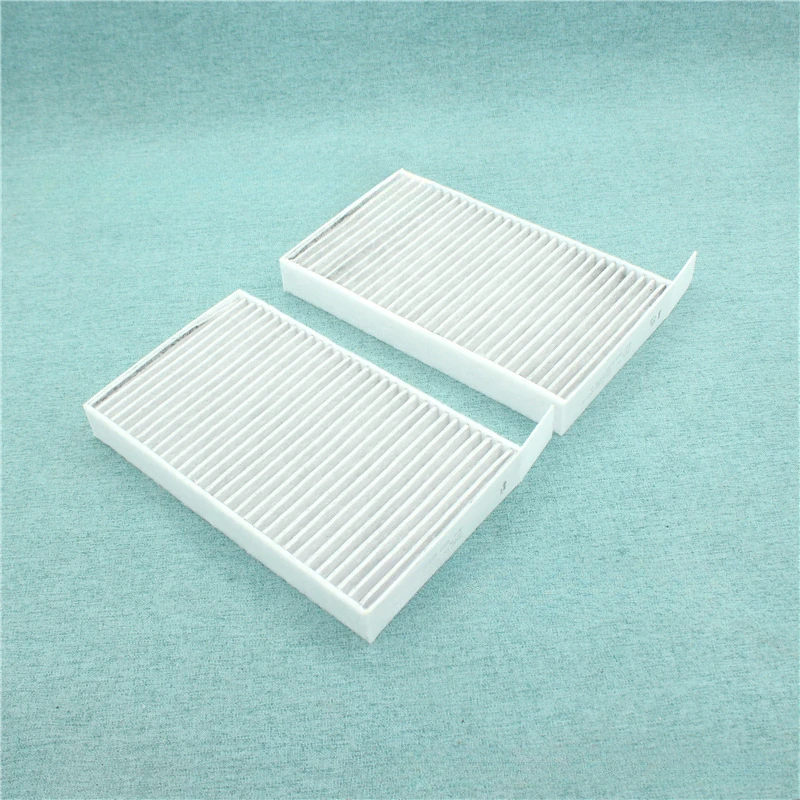 2Pcs 1107681-00-A Car Cabin Air Filter Replacement With Activated Carbon For Tesla Model 3 2017 2018 2019 Air Conditioning Filte